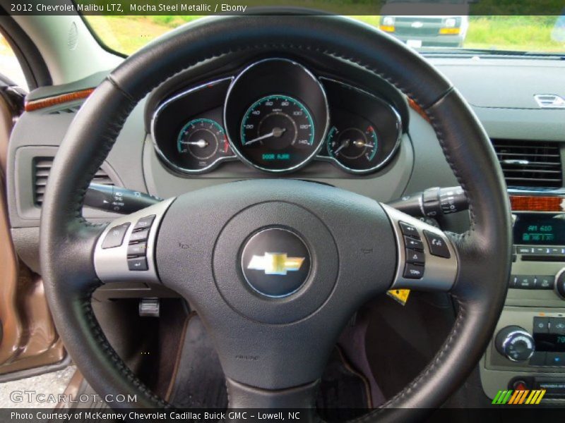 Mocha Steel Metallic / Ebony 2012 Chevrolet Malibu LTZ