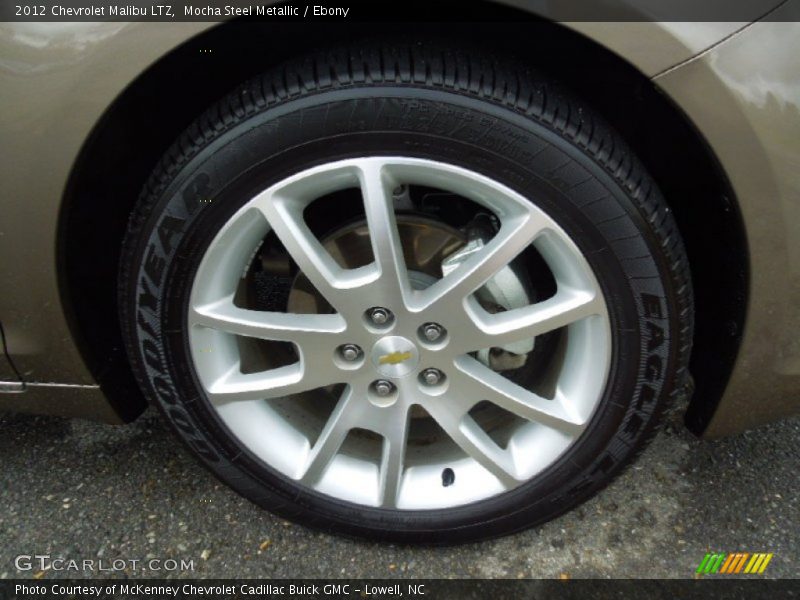 Mocha Steel Metallic / Ebony 2012 Chevrolet Malibu LTZ