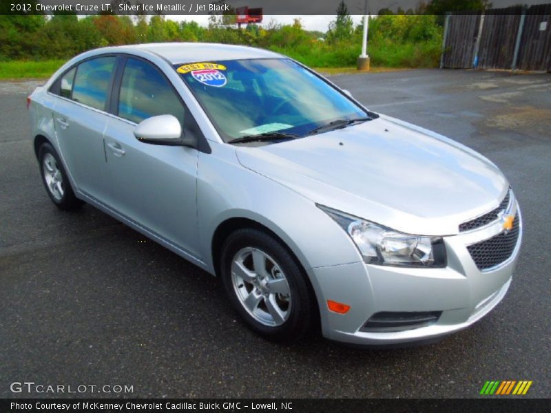 Silver Ice Metallic / Jet Black 2012 Chevrolet Cruze LT