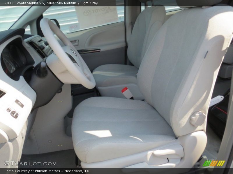 Silver Sky Metallic / Light Gray 2013 Toyota Sienna V6