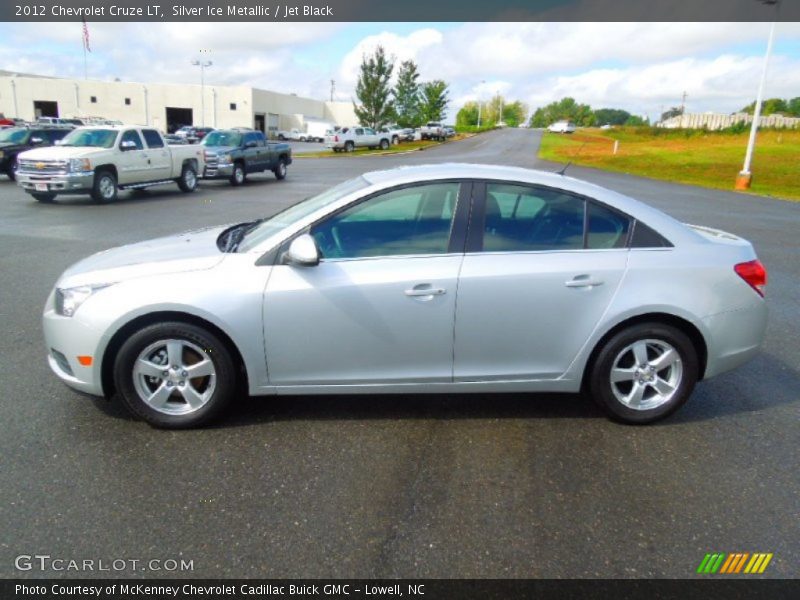 Silver Ice Metallic / Jet Black 2012 Chevrolet Cruze LT