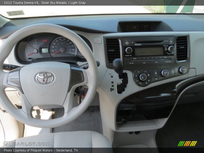 Silver Sky Metallic / Light Gray 2013 Toyota Sienna V6