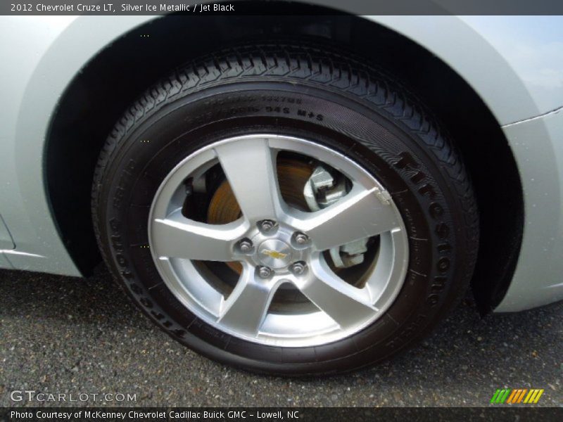 Silver Ice Metallic / Jet Black 2012 Chevrolet Cruze LT