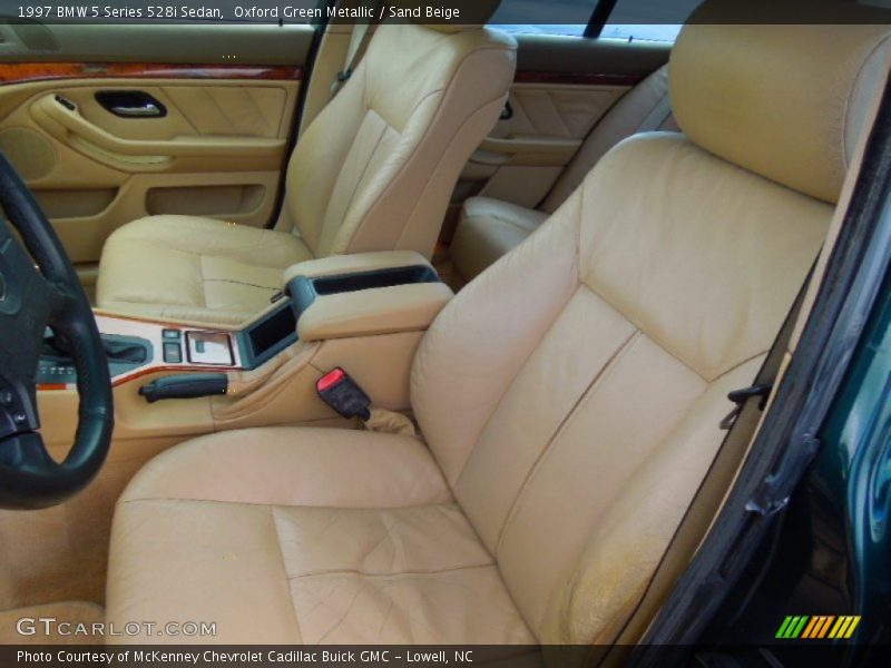 Oxford Green Metallic / Sand Beige 1997 BMW 5 Series 528i Sedan