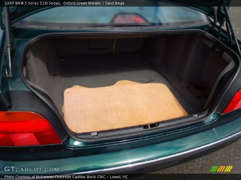 Oxford Green Metallic / Sand Beige 1997 BMW 5 Series 528i Sedan