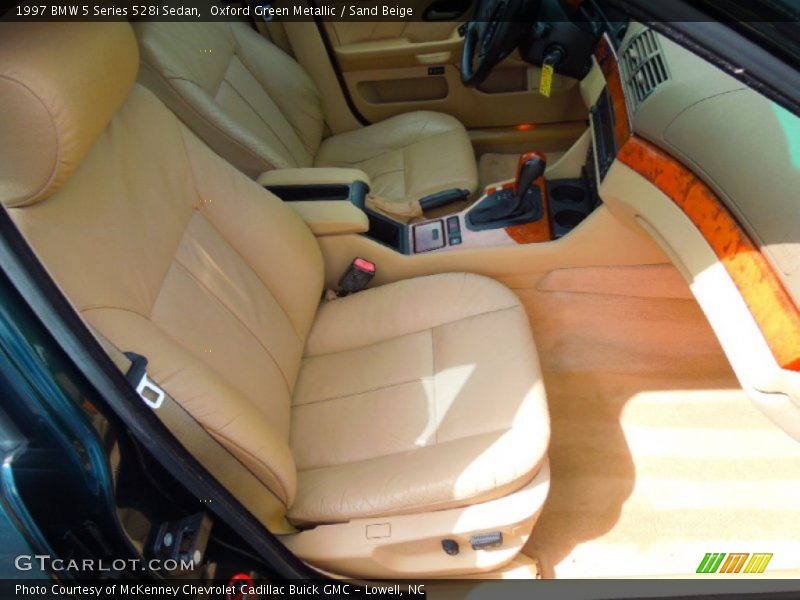Oxford Green Metallic / Sand Beige 1997 BMW 5 Series 528i Sedan