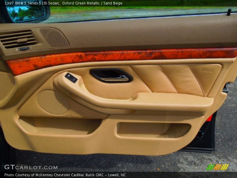 Oxford Green Metallic / Sand Beige 1997 BMW 5 Series 528i Sedan
