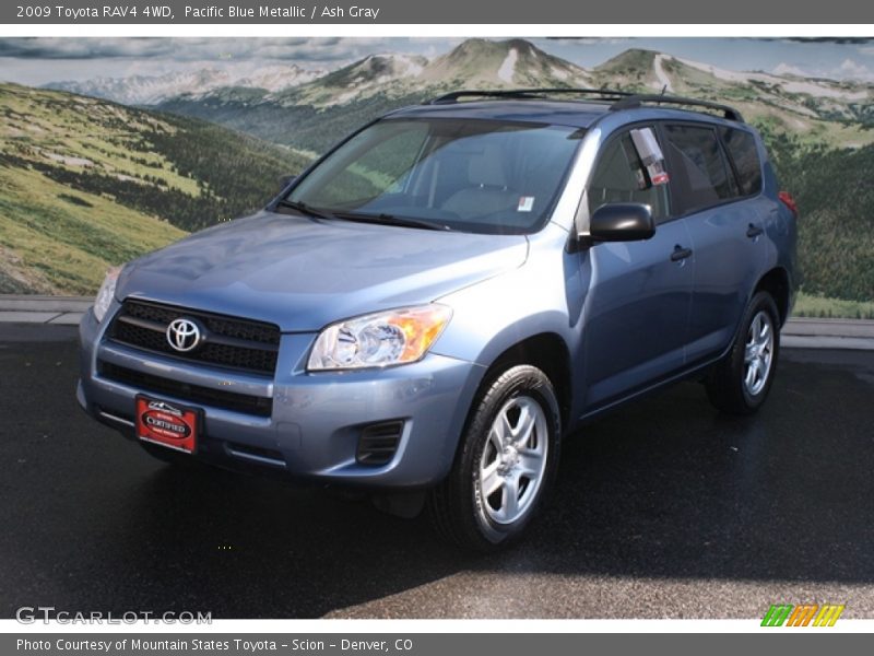 Pacific Blue Metallic / Ash Gray 2009 Toyota RAV4 4WD