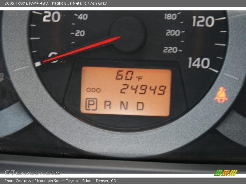 Pacific Blue Metallic / Ash Gray 2009 Toyota RAV4 4WD
