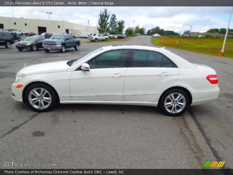 Arctic White / Natural Beige 2010 Mercedes-Benz E 350 Sedan