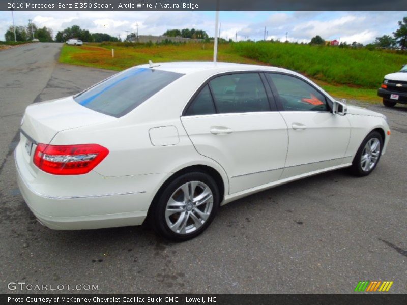Arctic White / Natural Beige 2010 Mercedes-Benz E 350 Sedan