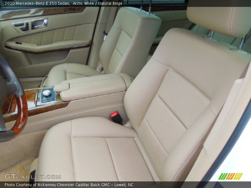 Arctic White / Natural Beige 2010 Mercedes-Benz E 350 Sedan