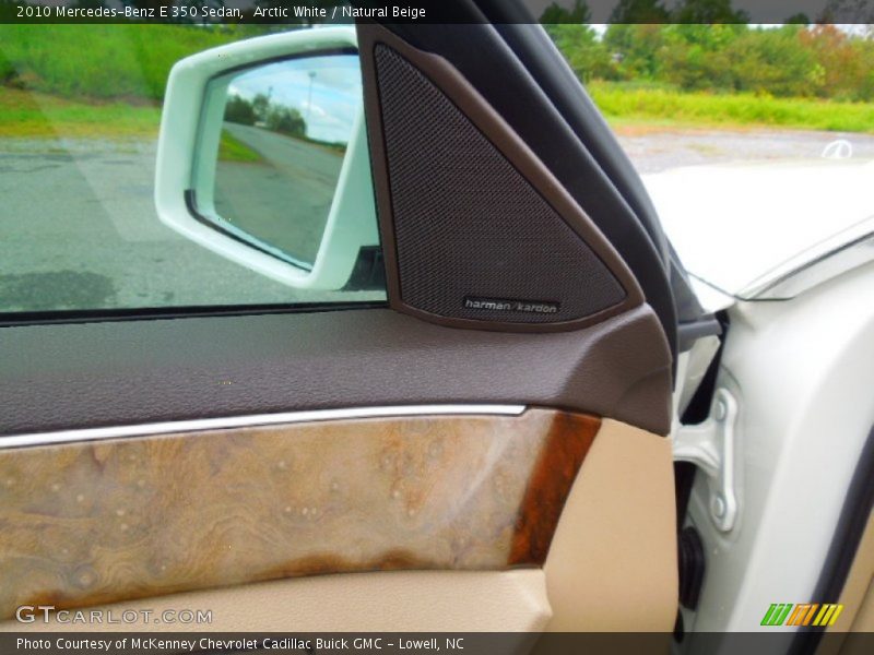 Arctic White / Natural Beige 2010 Mercedes-Benz E 350 Sedan