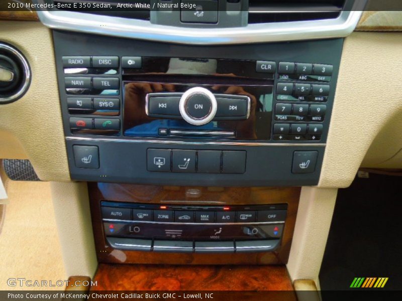 Arctic White / Natural Beige 2010 Mercedes-Benz E 350 Sedan