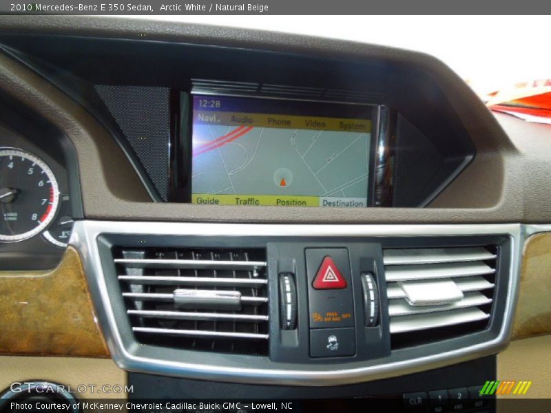 Arctic White / Natural Beige 2010 Mercedes-Benz E 350 Sedan