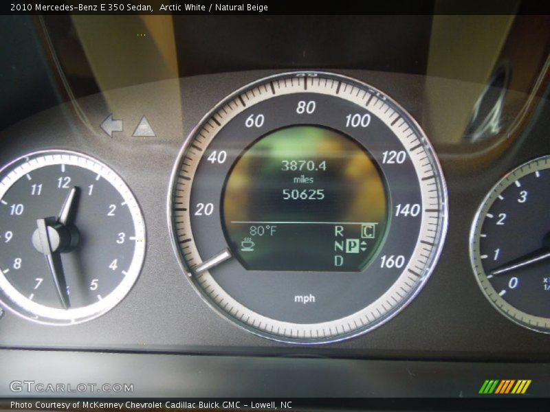 Arctic White / Natural Beige 2010 Mercedes-Benz E 350 Sedan