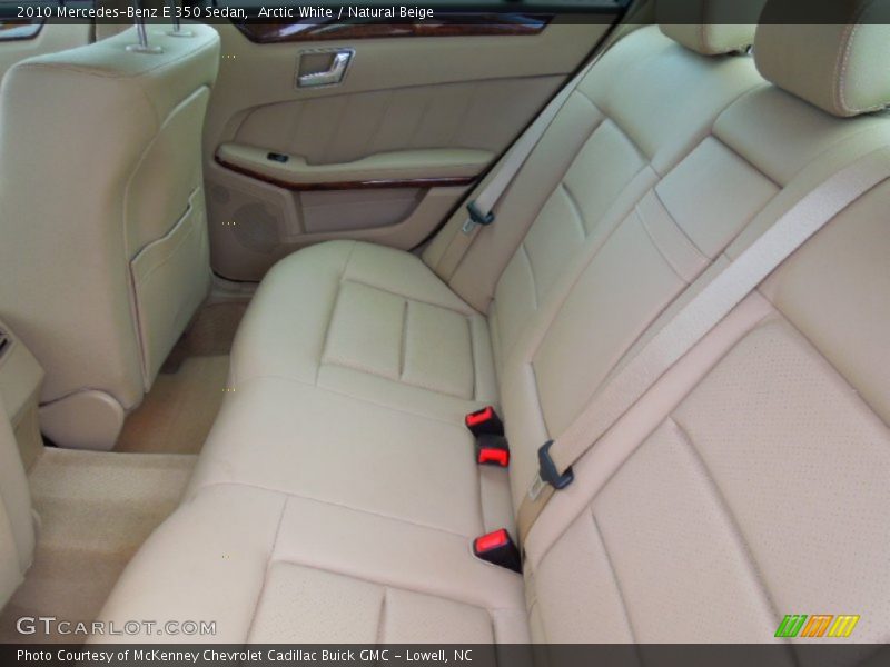 Arctic White / Natural Beige 2010 Mercedes-Benz E 350 Sedan