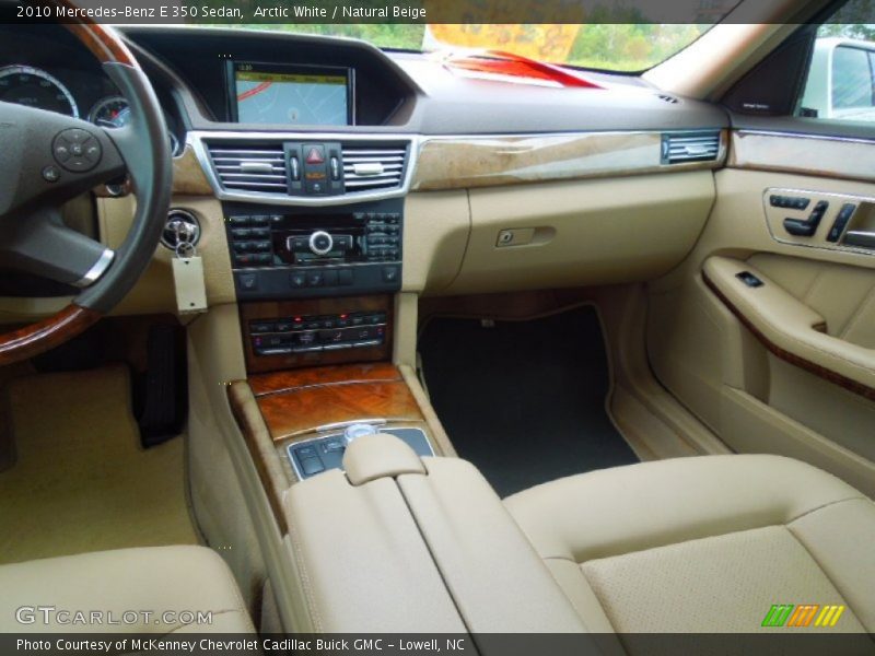 Arctic White / Natural Beige 2010 Mercedes-Benz E 350 Sedan