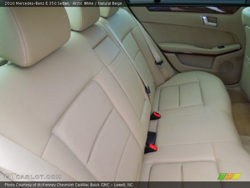Arctic White / Natural Beige 2010 Mercedes-Benz E 350 Sedan