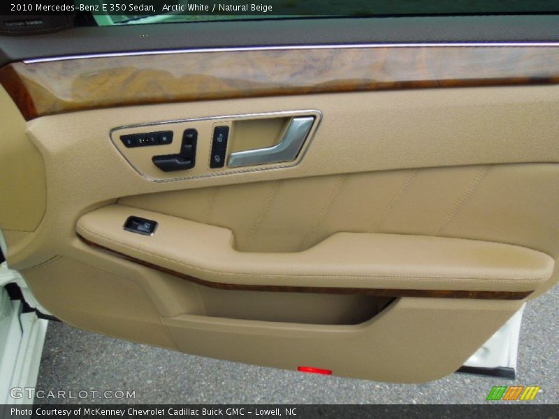 Arctic White / Natural Beige 2010 Mercedes-Benz E 350 Sedan