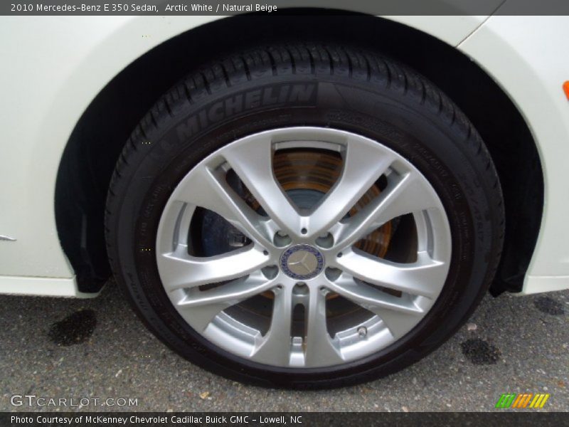 Arctic White / Natural Beige 2010 Mercedes-Benz E 350 Sedan