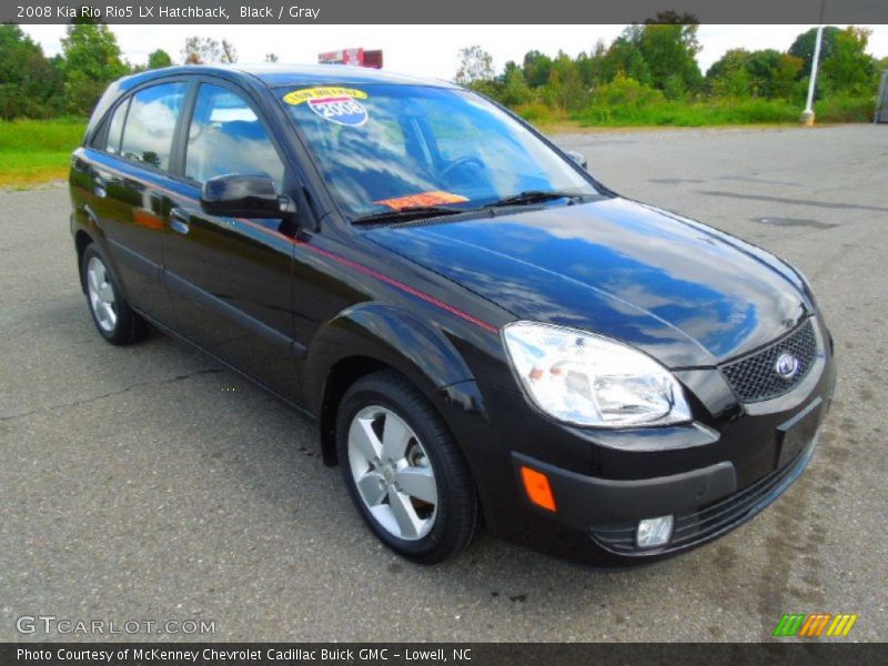 Front 3/4 View of 2008 Rio Rio5 LX Hatchback