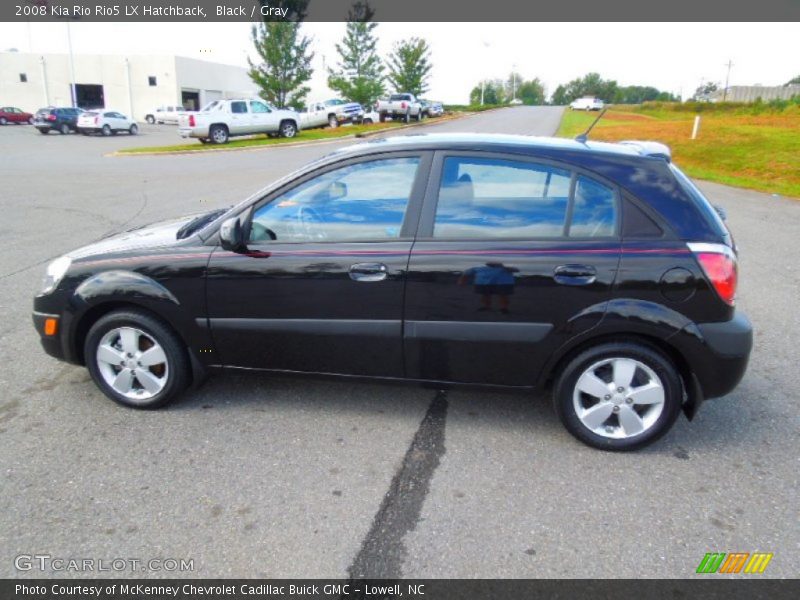 Black / Gray 2008 Kia Rio Rio5 LX Hatchback