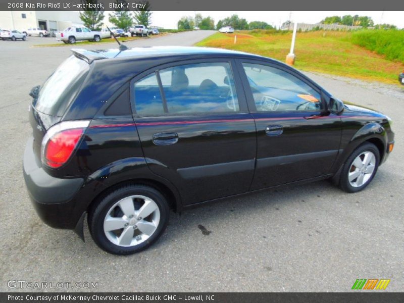Black / Gray 2008 Kia Rio Rio5 LX Hatchback