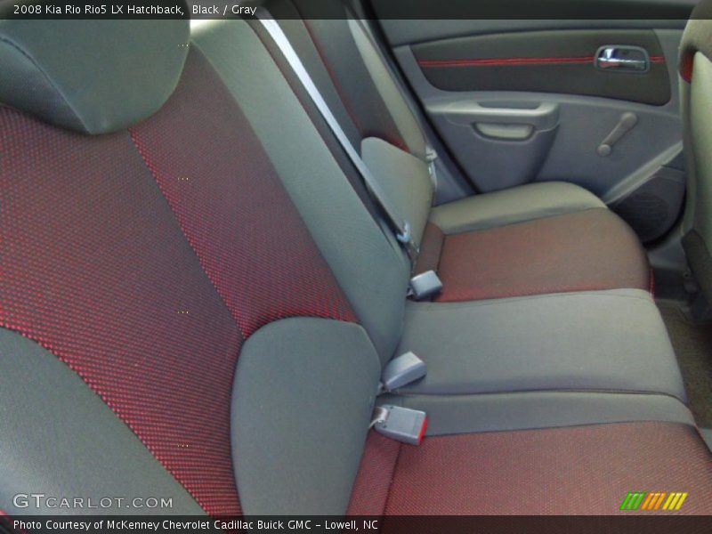 2008 Rio Rio5 LX Hatchback Gray Interior