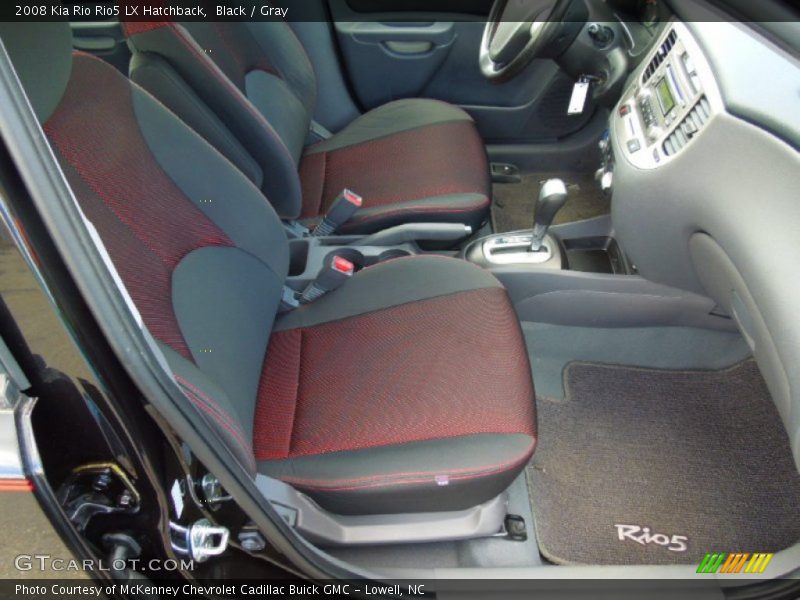  2008 Rio Rio5 LX Hatchback Gray Interior