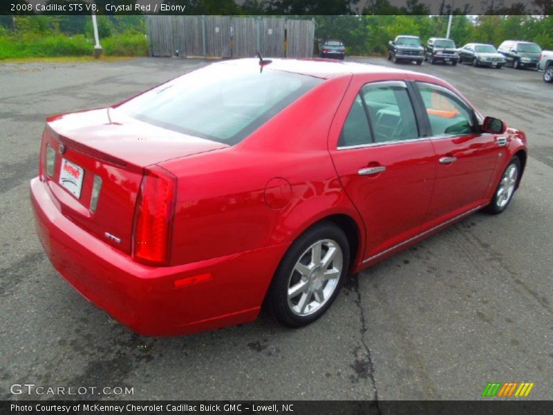 Crystal Red / Ebony 2008 Cadillac STS V8