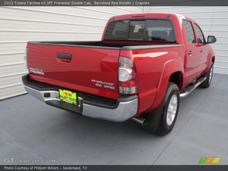 Barcelona Red Metallic / Graphite 2013 Toyota Tacoma V6 SR5 Prerunner Double Cab