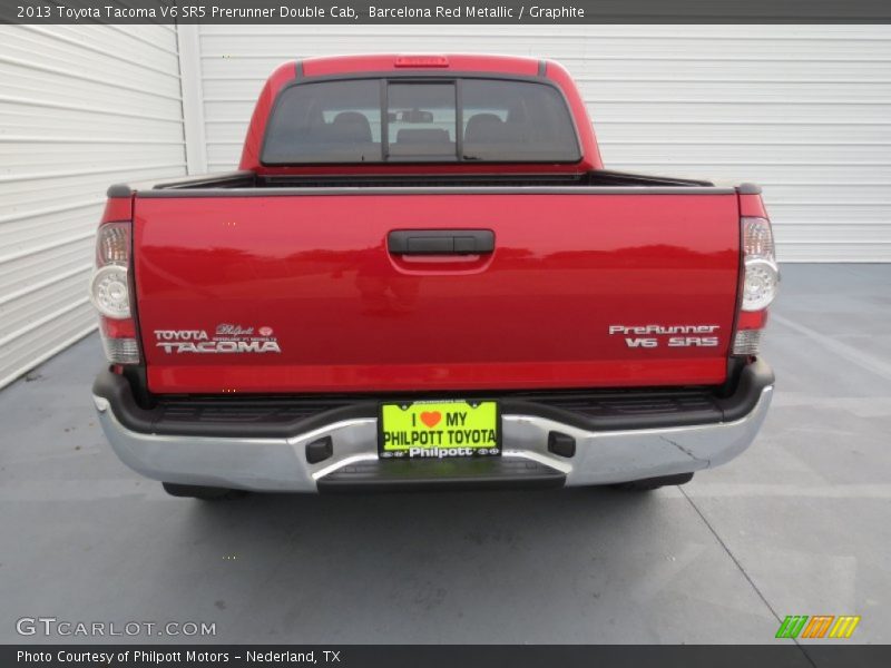 Barcelona Red Metallic / Graphite 2013 Toyota Tacoma V6 SR5 Prerunner Double Cab