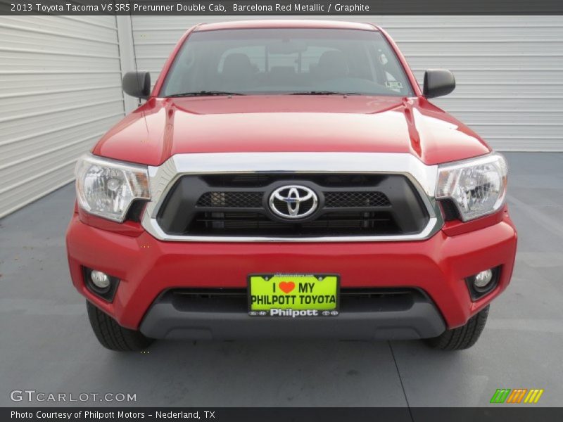 Barcelona Red Metallic / Graphite 2013 Toyota Tacoma V6 SR5 Prerunner Double Cab