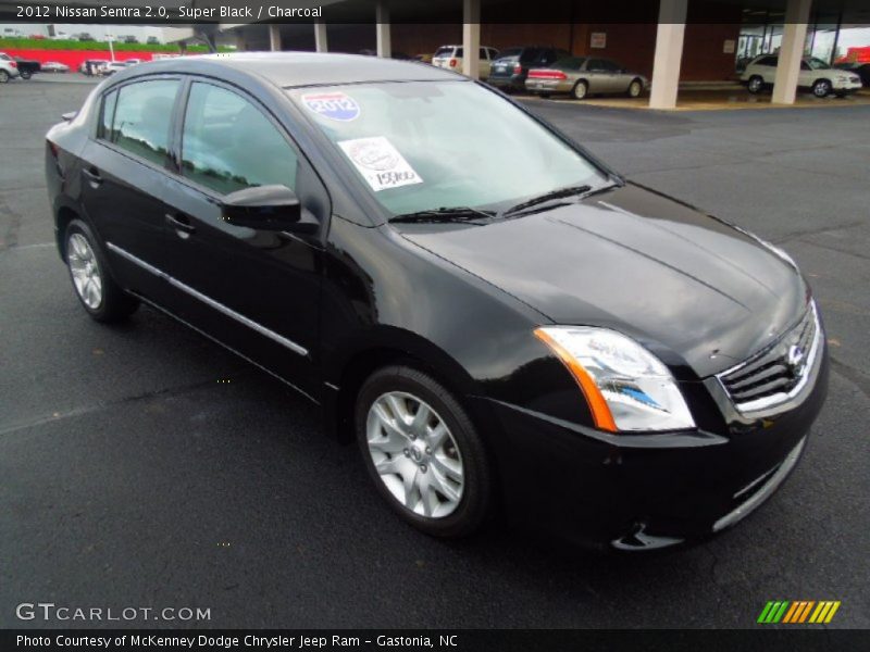 Super Black / Charcoal 2012 Nissan Sentra 2.0