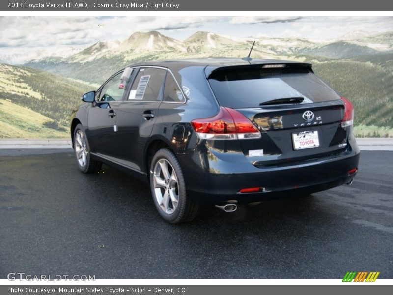 Cosmic Gray Mica / Light Gray 2013 Toyota Venza LE AWD