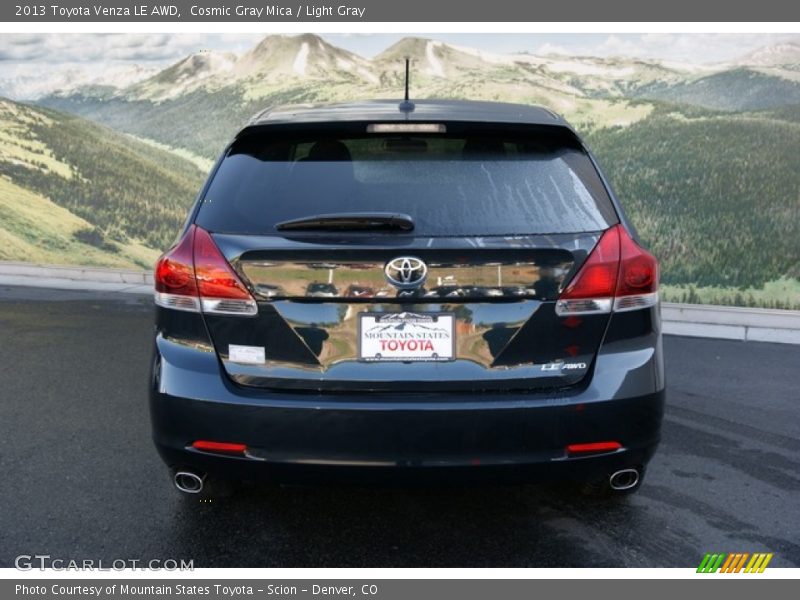 Cosmic Gray Mica / Light Gray 2013 Toyota Venza LE AWD