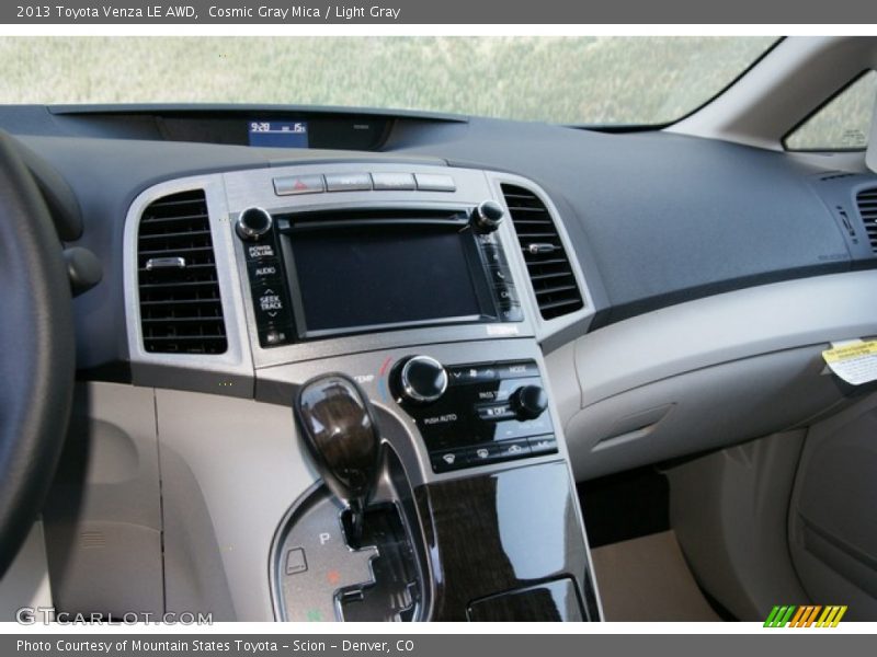 Cosmic Gray Mica / Light Gray 2013 Toyota Venza LE AWD