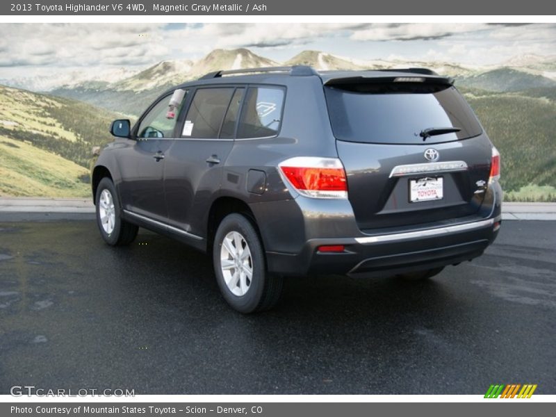 Magnetic Gray Metallic / Ash 2013 Toyota Highlander V6 4WD
