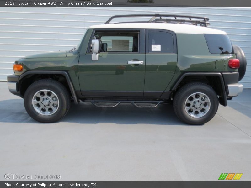 Army Green / Dark Charcoal 2013 Toyota FJ Cruiser 4WD