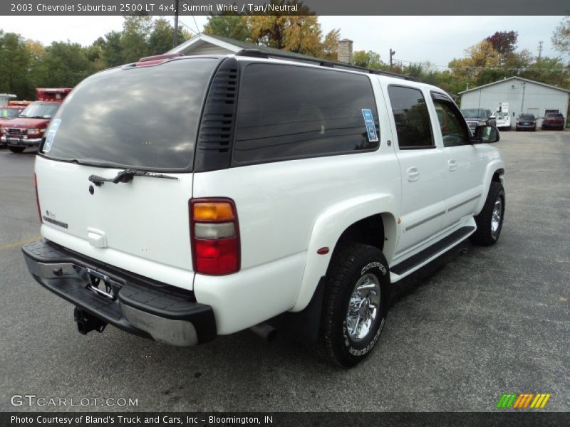 Summit White / Tan/Neutral 2003 Chevrolet Suburban 2500 LT 4x4