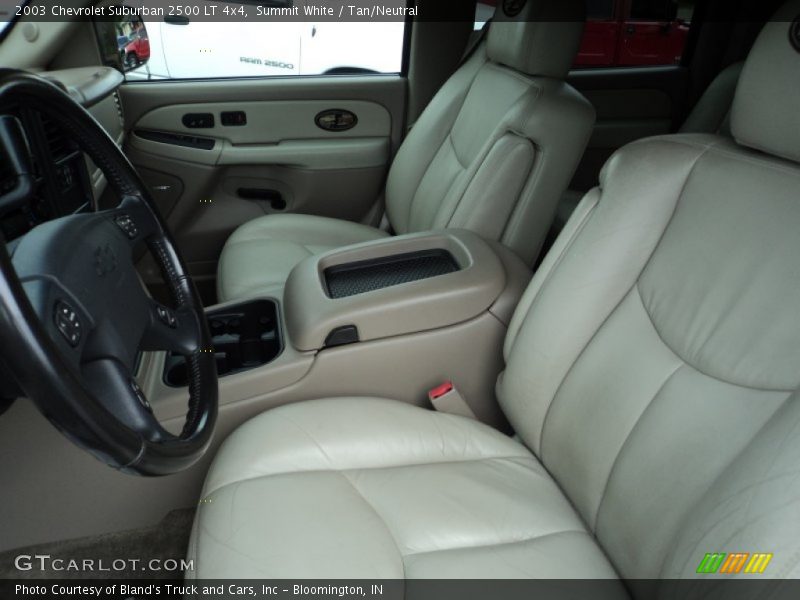 Summit White / Tan/Neutral 2003 Chevrolet Suburban 2500 LT 4x4