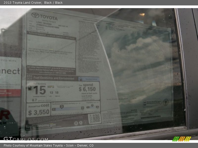 Black / Black 2013 Toyota Land Cruiser