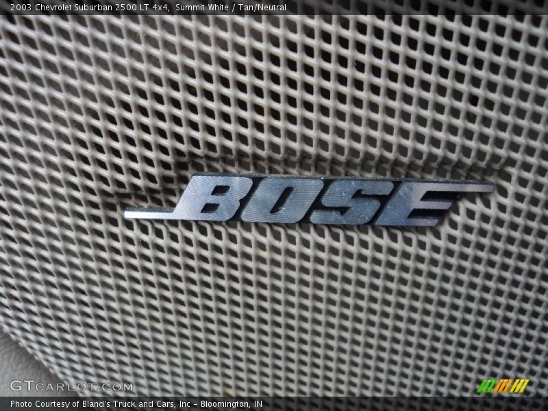 Audio System of 2003 Suburban 2500 LT 4x4