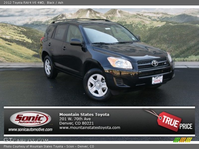 Black / Ash 2012 Toyota RAV4 V6 4WD