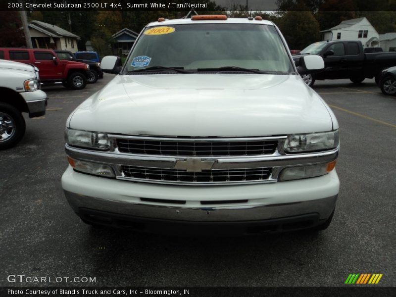 Summit White / Tan/Neutral 2003 Chevrolet Suburban 2500 LT 4x4