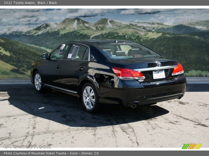 Black / Black 2012 Toyota Avalon