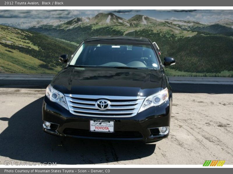 Black / Black 2012 Toyota Avalon