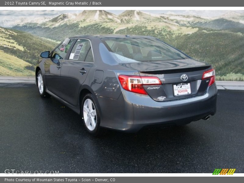 Magnetic Gray Metallic / Black 2012 Toyota Camry SE