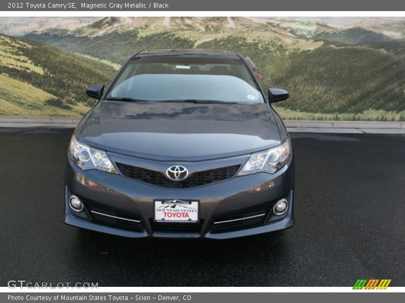 Magnetic Gray Metallic / Black 2012 Toyota Camry SE